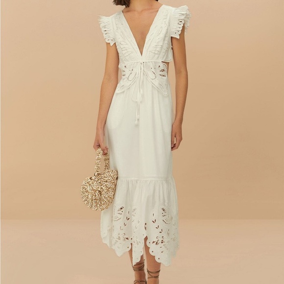 Off-White Richelieu Midi Dress main image 0